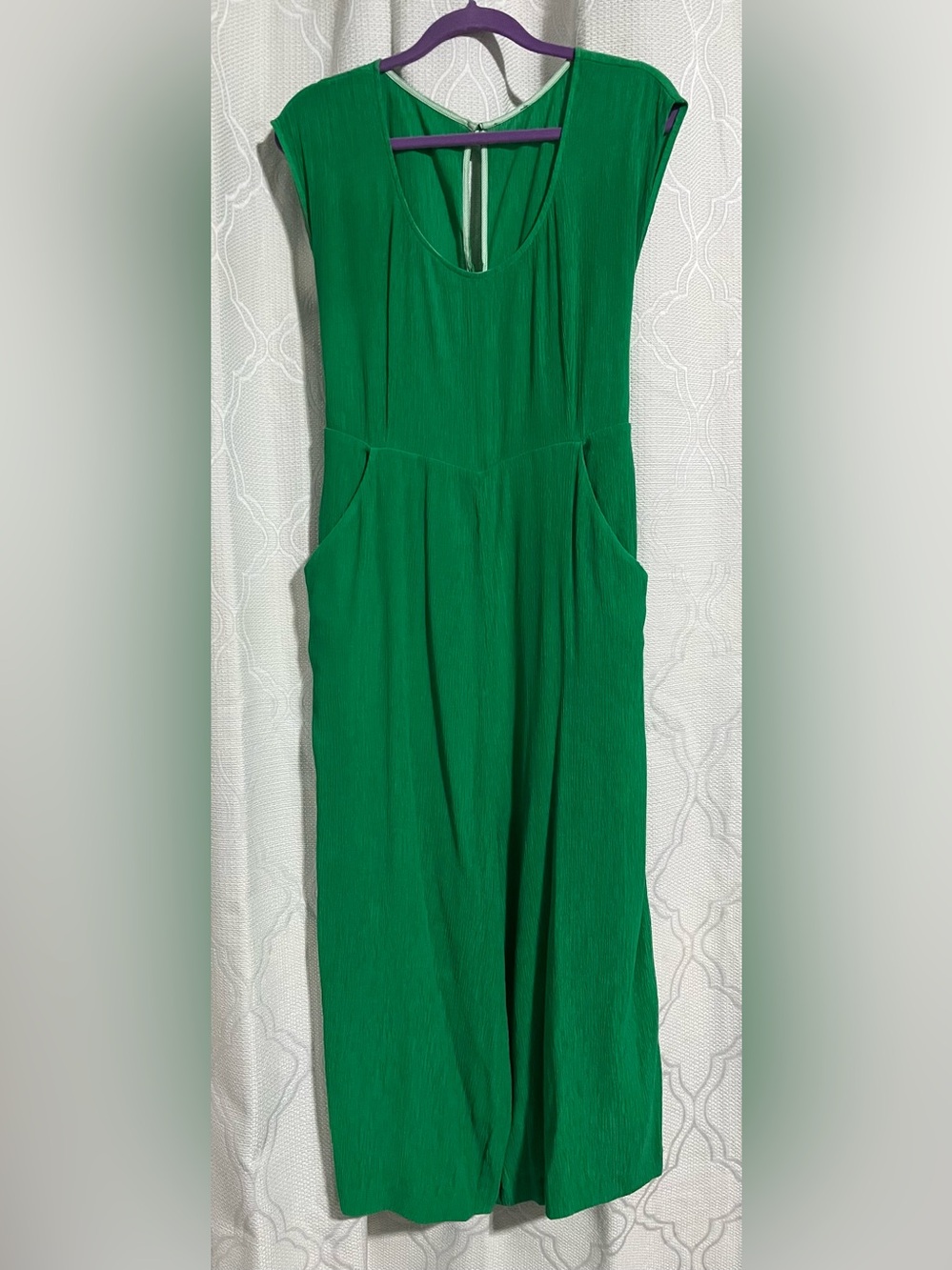 Anthropologie Kelly Green Jumpsuit